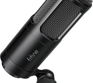 Microphone FIFINE dynamique XLR noir-K669D
