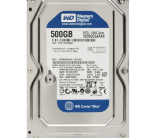 Disque Dur 500Go SATA 3.5" Western Digital Caviar 